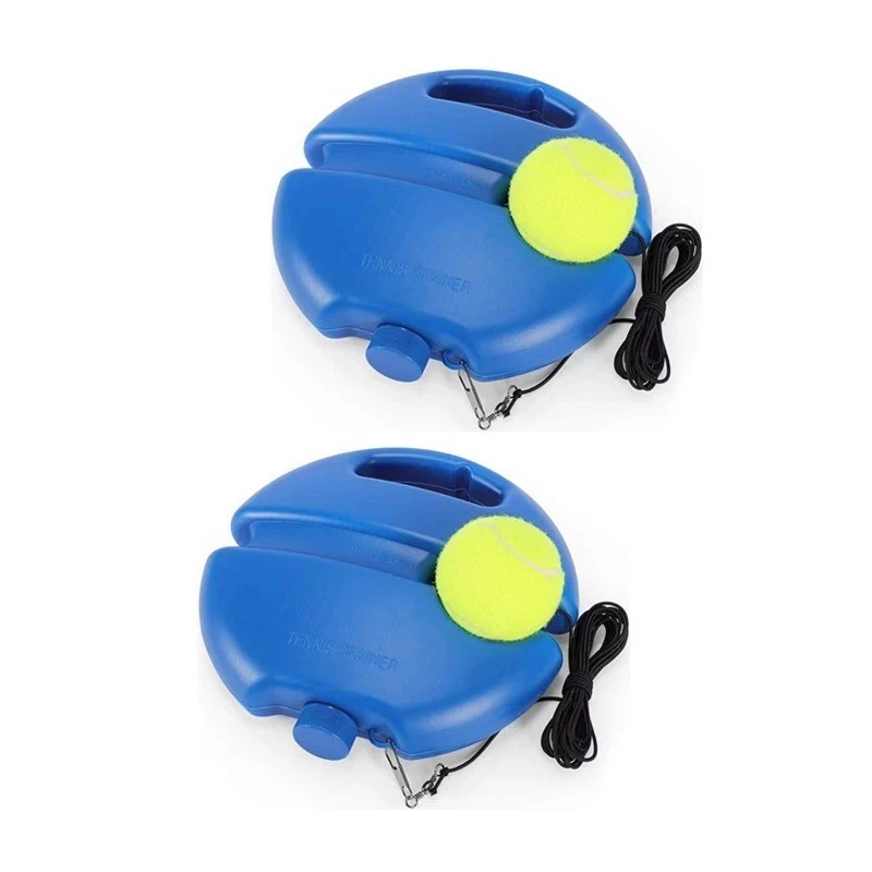 Tennis Trainer Training Practice Self-Study Rebound Balls Back Base Tool w/ Ball - Image 3 of 4