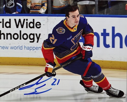 Jimmy Snuggerud signed autographed 8x10 photo St Louis Blues