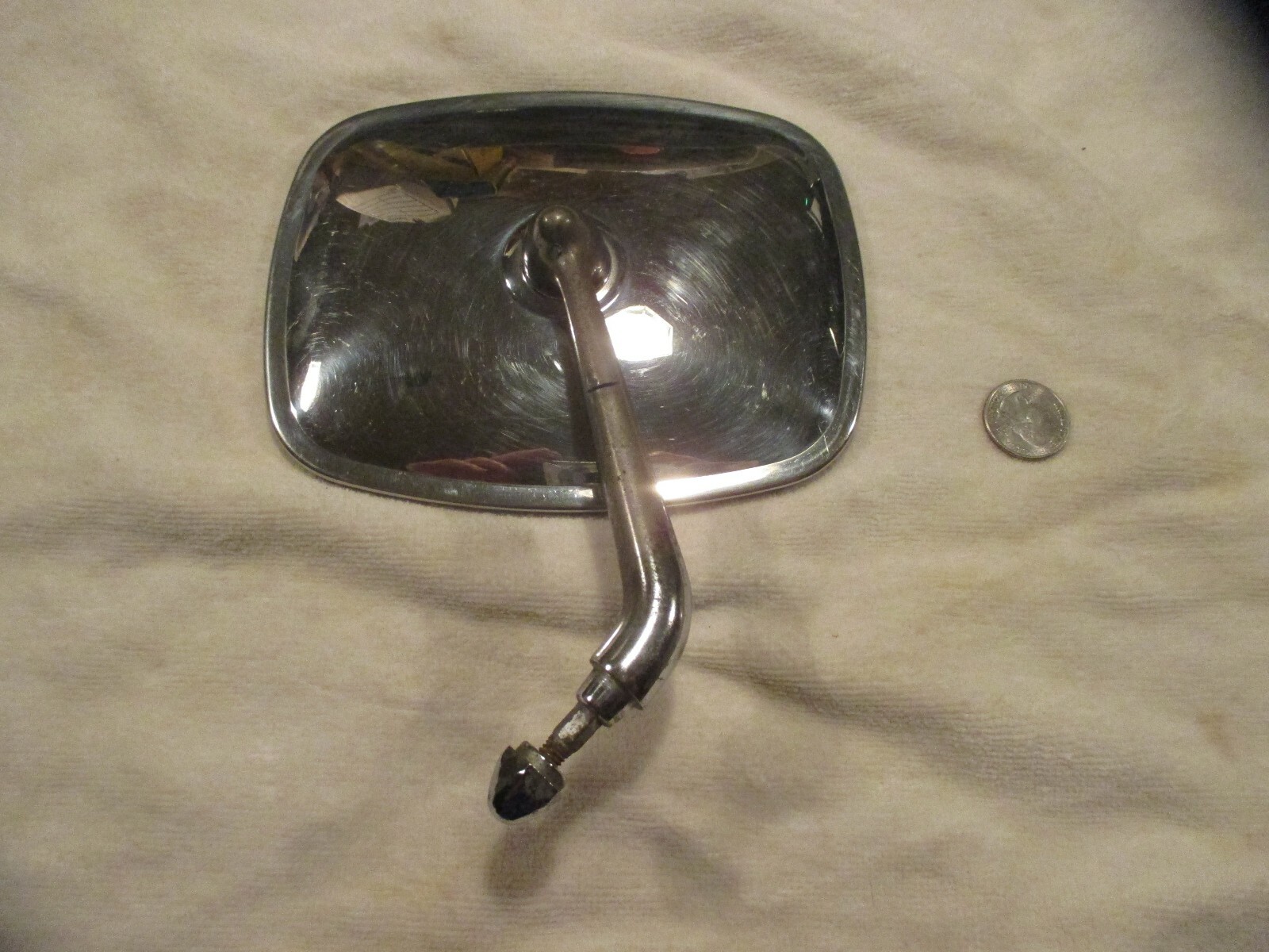 Used Hella/Volkswagen#211857514F RH Stainless Steel Outside Mirror 
