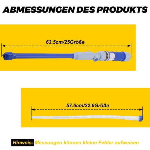 Elektrische Pumpe Fasspumpe Kanisterpumpe Handpumpe für Wasser Öl Benzin Diesel - Bild 2 von 10