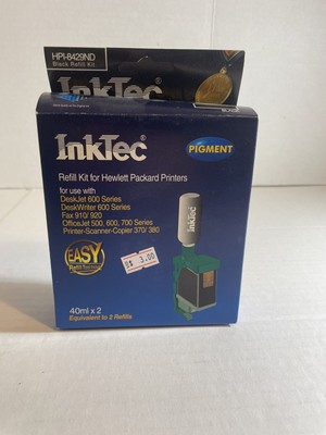 Inktec Refill Kit Pigment  HP Deskjet 600 Deskwriter 600 OfficeJet NOS