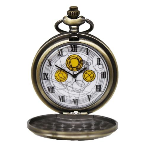 SIMAOTE Vintage Pocket Watch, Doctor Who Pocket Watch, Quartz