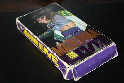Madonna LIVE The Virgin Tour VHS Tape Cassette Concert Video