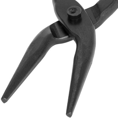 6 pcs Beginner Blacksmith Tongs Flat Jaw Pick Up Scroll Blacksmith Forge Tongs - Picture 8 of 10