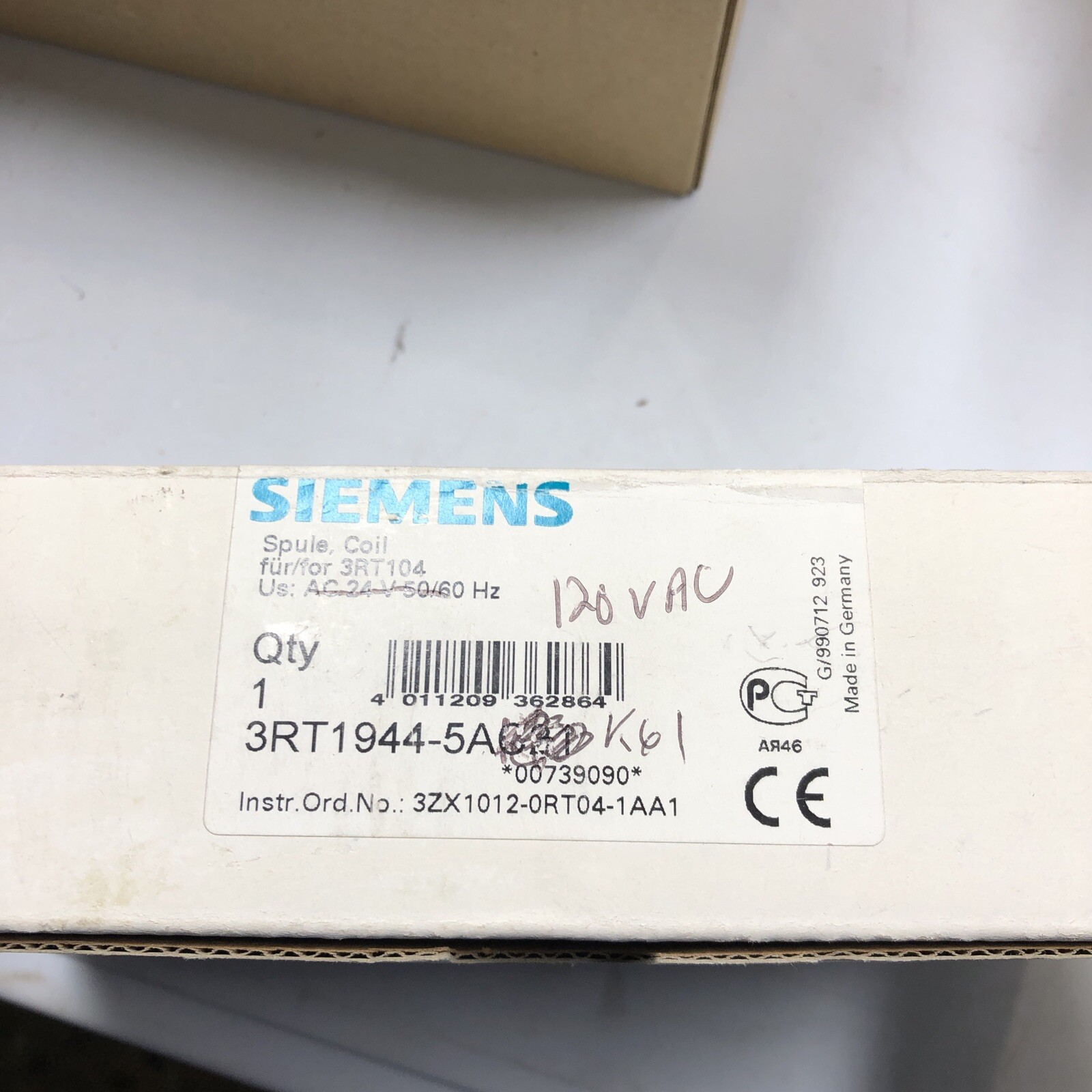 3RT1944-6A Siemens Contact Kit Motor Control