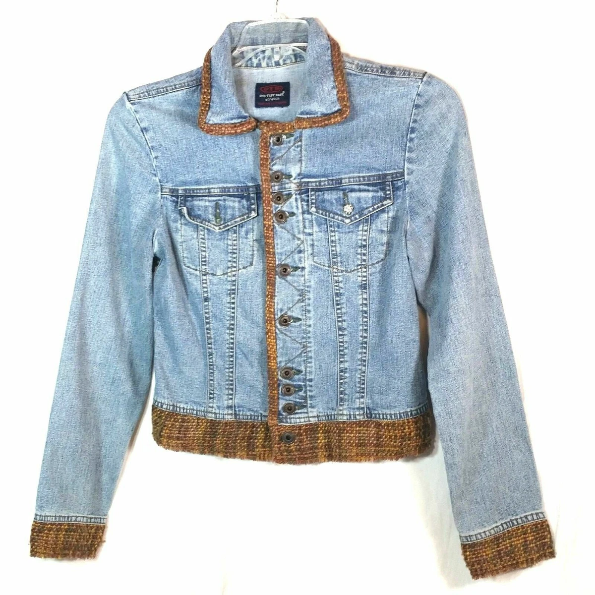 Tweed denim shop jacket
