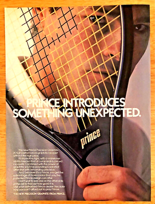 Raquette De Tennis Vintage Prince International 1984 – Taille De Grip 4 3/8, Avec étui