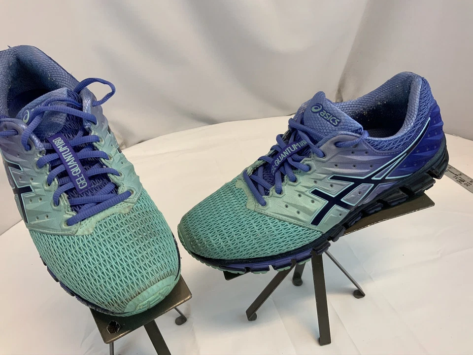 Zapatos para correr Asics Gel Quantum 180 talla 11 azul aguamarina como nuevos YGI H0S-71 Foto 2 de 4