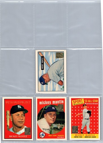 (13) Card Topps 1997 Mickey Mantle Commemorative Reprint Set Yankees - Picture 2 of 4
