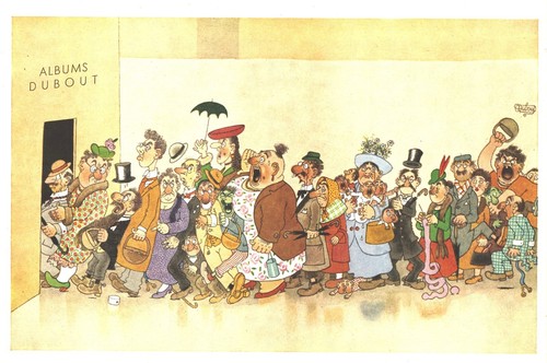 DUBOUT 80 Dessins d'HUMOUR Hors-Texte Légendés Éd. du Livre 1947 Édit. Originale - Picture 3 of 24