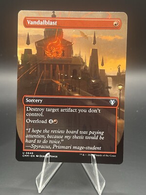 MTG Vandalblast (Borderless) Commander Masters Regular