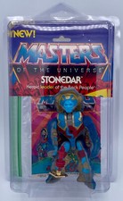 MOTU Stonedar 1986 Mattel Vintage 100% Complete w/ Partial Cardback and Comic M