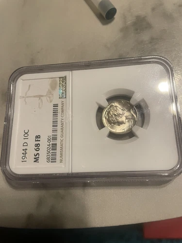 1944 d NGC Ms 68 FB Mercury Dime Priced Right Free Shipping