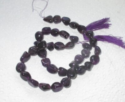 Edelstein ~ Strang ~ Kette ~ Amethyst ~ gebohrt ~ Beads ~ Nuggets