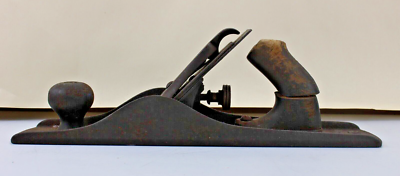 #ad Vintage Stanley No. 5 Wood Working Plane Smooth Bottom $49.99