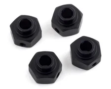 SSD RC Aluminum 6mm Capra Hex Set (4) (Black) [SSD00396]