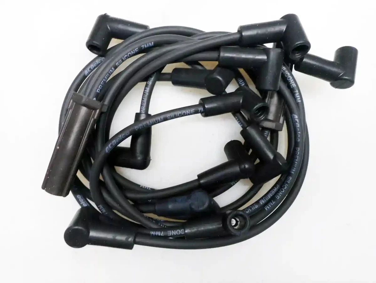 An AC Delco spark plug wire set.