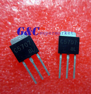 Lot De 3 Transistors 2SC5707 NPN – 50V, 8A, 15W – SANYO TP