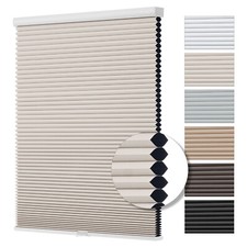 Changshade Home Decorators Shadow White Blackout Cordless 38mm Cellular Shade