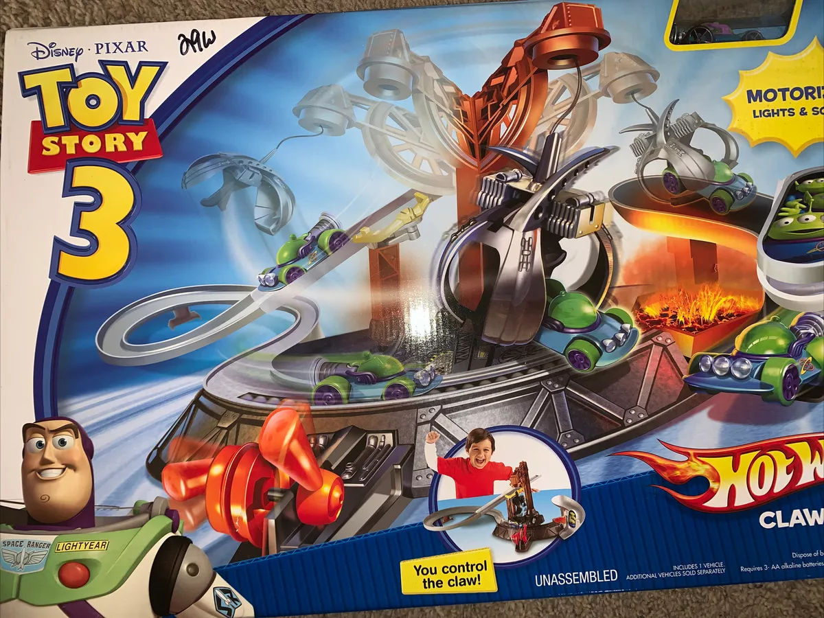 Hot Wheels Toy Story 3 Claw Rescue Track Set New Sealed Disney