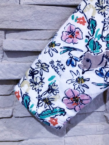 PETIT BATEAU - LOT 3P FILLE MÊME COLLECTION MATELASSÉ DÉTAIL FLEURS, RENARDS 18M magasin