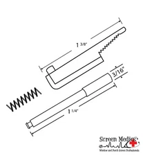 Flip type pull pin Plunger Pin - 25 Sets (50 Pins)