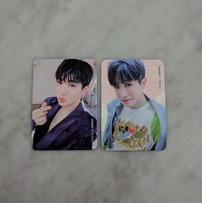 monsta x - WONHO＃SHINE FOREVER ウォノ サノク フォトカード セット MONSTA X Shine Forever Official Photo card KPOP K-POP SHOWNU