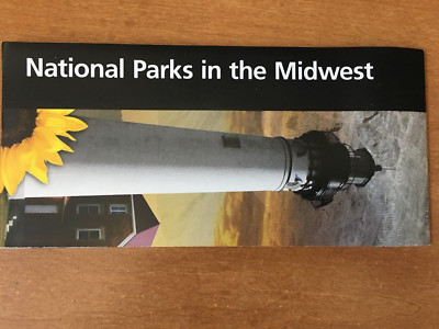 National Parks in the Midwest Unigrid Brochure Map -All parks in Regions 3, 4, 5