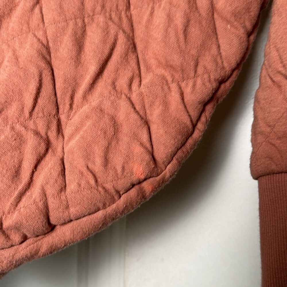 Orange Universal Thread Quilted Oversized Sweatsh… - image 5