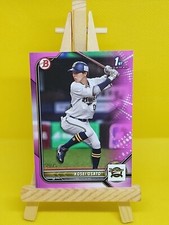 2022 Bowman NPB Nippon Professional Baseball Fuchsia Kosei Osato #'d 49/75 