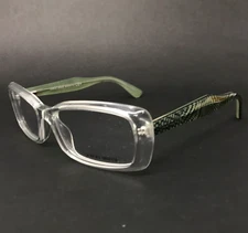 Giorgio Armani Eyeglasses Frames GA 943 LU9 Green Clear Reptile Print 52-16-140