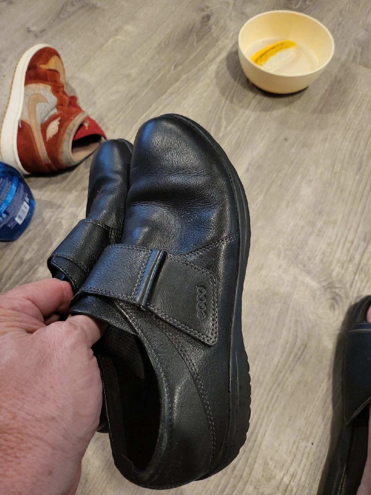 Mocassino donna Ecco Wave 14593 regolabile cinturino monaco nero taglia EU 38 US 7 5