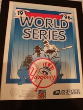 1996 N.Y. Yankee World Series Large Matted Special U.S.P.S. Cancellation