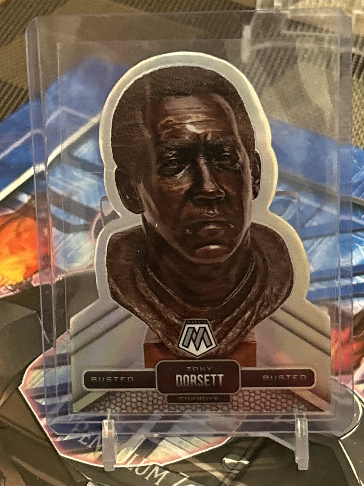 2022 Mosaic Busted Tony Dorsett Prizm SSP Case Hit #B-11