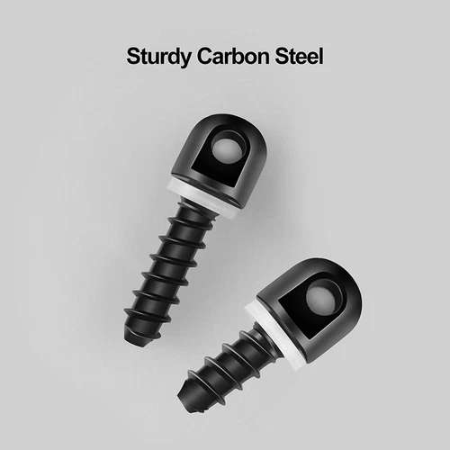 10Pc Sling Swivel Studs Wood Screw Studs Gun Sling Mounting Kit Studs Screws Set - Bild 3 von 10