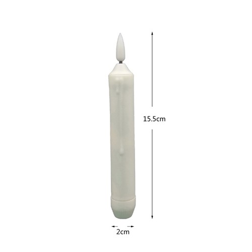 12 Pcs Electronic Candle Light Flickering Candles Rechargeable Flameless - Picture 4 of 10