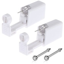 Lyuxzad Nose Piercing Gun Silver 2 Pack