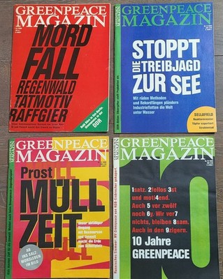 Greenpeace Magazin - Jahrgang 1990 - Vollständig Top Zustand