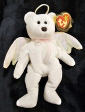 Ty Beanie Babies Halo The Angel Bear Plush NWT