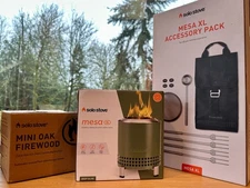 NEW Solo Stove Mesa XL Tabletop Fire Pit S'mores Kit - ACCESSORY PACK + Wood