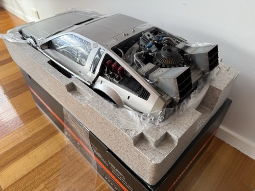 Hot Toys MMS260 1:6 Scale Back to The Future Time Machine, Original Shipper Box. - Picture 7 of 9