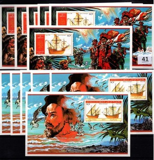 UU 6X DJIBOUTI MNH TRANSPORT SHIPS 1986