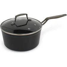 Blu. Cookware 2.7QT Nonstick Sauce Pan with Lid, Non-Toxic, Non-Stick Ceramic