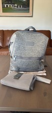 Dagne Dover Indi Neoprene Diaper Backpack Gray Bag Large