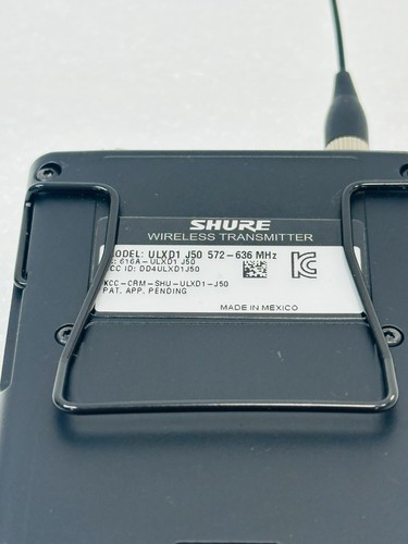 Shure ULXD1 Wireless Transmitter / ULXD2 Microphone / SBC200 2-Bay Charger Set - 第 11/19 張圖片