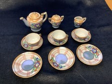Miniature Tea Set Ceramic Set of 14