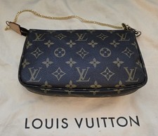 Louis Vuitton LV Pouch Pochette Accessoires Brown Monogram Superb Condition 