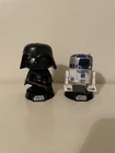 Funko POP! Star Wars Darth Vader #01 & R2-D2 #31 Bobblehead Figures Loose No Box