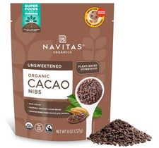 Navitas Unsweetened Organic Cacao Nibs 8 Oz.