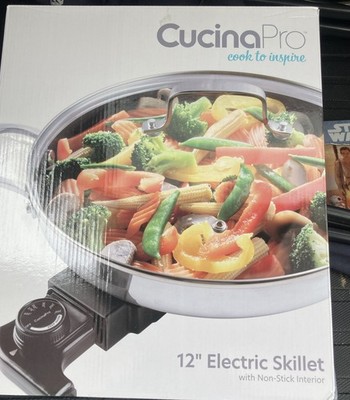 CUCINAPRO 12'' ELECTRIC NON-STICK SKILLET